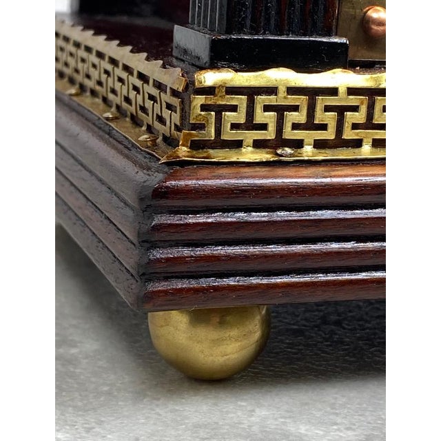 Art Nouveau Mantel Clock by Junghans Darmstadt, 1890s For Sale - Image 8 of 18