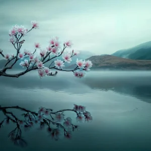 Cherry Blossom 9, Contemporary Landscape Photograph