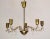 Mid-Century Modern Wiener Crystal & Brass Chandelier from Lobmeyr, 1950s For Sale - Image 3 of 9