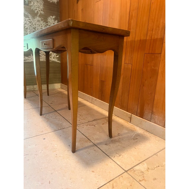 Vintage Bodart Parquetry Console Table With Drawers – French Provincial Style For Sale - Image 6 of 12