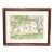 Sandy Busch 'Skrobul House' Watercolor Print, Custom Framed For Sale