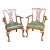 Kittinger Chippendale Style Claw & Ball Mahogany Armchairs For Sale