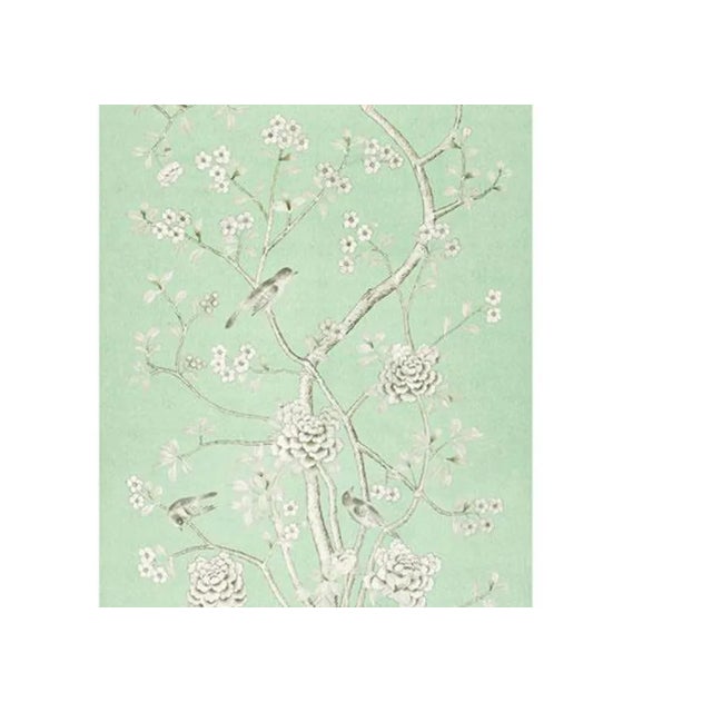 Inspired by an antique Chinese silk panel, this Mary McDonald design features exotic birds and cherry blossoms. Available...