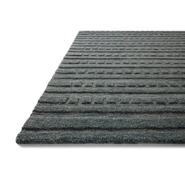 Contemporary Chris Loves Julia x Loloi Bradley Teal 5'-0" x 7'-6" Area Rug For Sale - Image 3 of 6