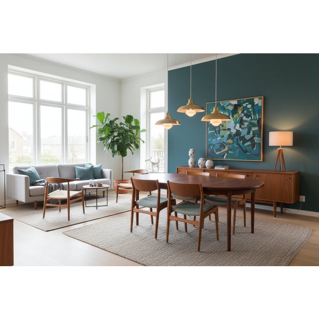 Danish Teak Dining Chairs by Henning Kjærnulf for Sorø Stolefabrik, 1960s For Sale - Image 17 of 18