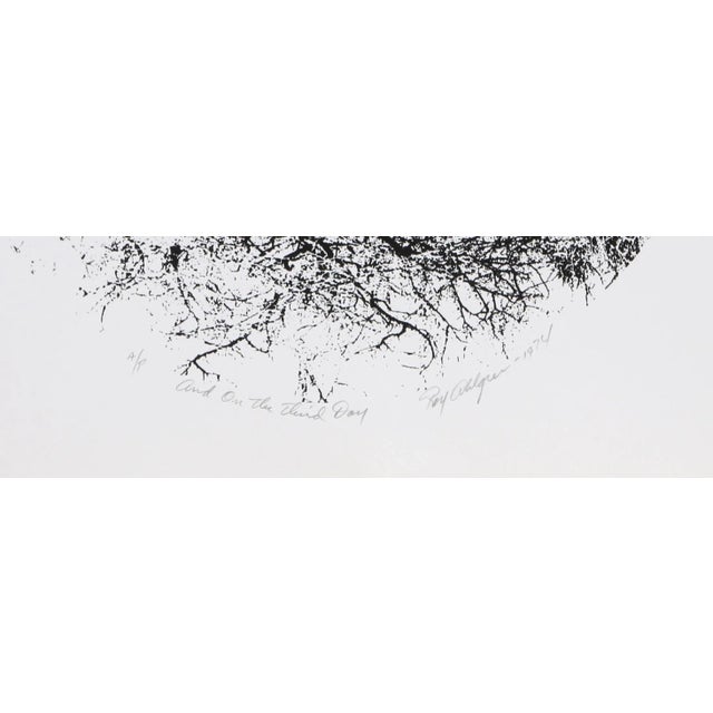 Artist: Roy Ahlgren, American (1927 - 2011) Title: And On the Third Day Year: 1974 Medium: Serigraph, signed and numbered...