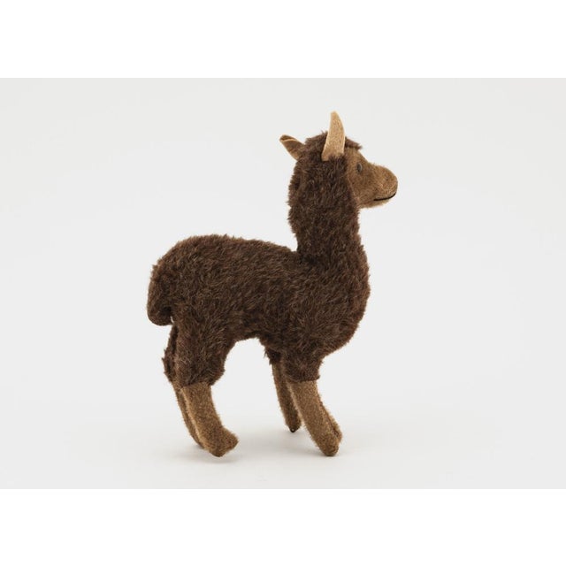 1950s Vintage Alpaca Plush Toy, 1960s For Sale - Image 5 of 13