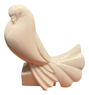 Vintage Dove in Ceramic by Jacques Adnet, 1930s