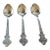 Late 20th Century Rolex Bucherer Collector Spoons - Lucerne (Set of 3) For Sale