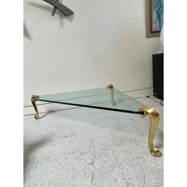 Mid-Century Modern Vintage Chrome and Glass Coffee Table - Mid Century Modern For Sale - Image 3 of 6
