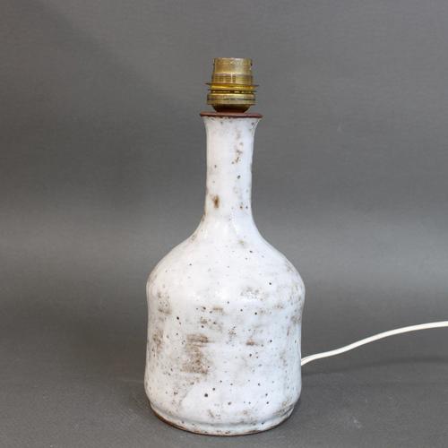 1960s Mid-Century Ceramic Table Lamp by Alexandre Kostanda, Vallauris, France, 1960s For Sale - Image 5 of 11