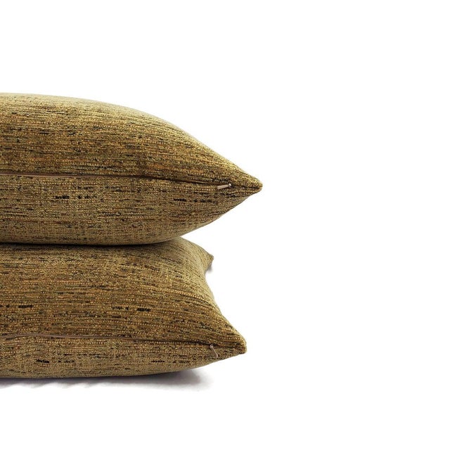 Pindler Omega in Sage Pillow Cover - 20" X 20" Solid Textured Chenille Cushion Cover For Sale In Portland, OR - Image 6 of 7