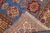 Copper Early 21st Century Contemporary Blue & Yellow Kazak Rug 4'10'' X 6'8'' For Sale - Image 8 of 10