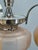 Metal Art Deco Pink Glass Chandelier, Czechoslovakia, 1940s For Sale - Image 7 of 14