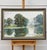 Peaceful Misty Riverside in the English Countryside with Cows & Tree Reflections Circa 1990 For Sale - Image 11 of 17