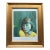 Contemporary Joan Didion Repro Print in Plein Air Frame For Sale