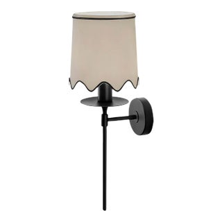 Satin Black Cambridge Wall Light For Sale