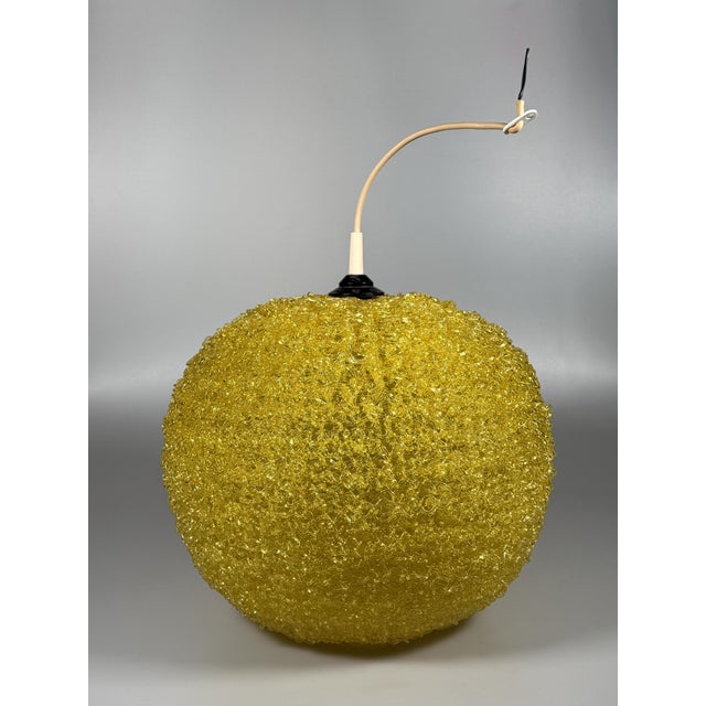 Space Age Spaghetti Style Acrylic Globe Pendant Lamp, 1970s For Sale - Image 11 of 18