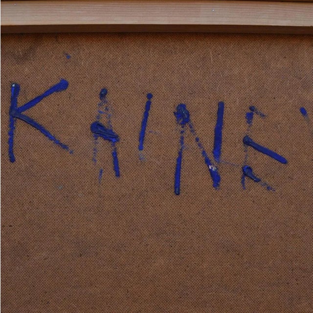 Beige John Kaine, Seated Figure, 1961, Acrylic on Board For Sale - Image 8 of 9