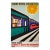 1968 French Travel Poster, Trains Auto Couchettes (Sncf) - Guy Georget For Sale