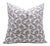 Fabdivine Handmade Block Printed Cushion Cover 16x16 Inch Thick Cotton White-Madhubala For Sale