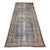 Antique Persian Malayer Gallery Rug, Hand-Knotted Wool, Geometric Pattern, 7x15, Blue & Ivory For Sale