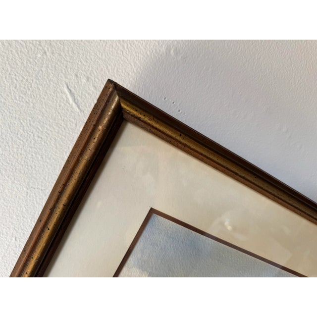 1980's Vintage B. Mills Florida Landscape Watercolor Painting, Framed For Sale In Miami - Image 6 of 11