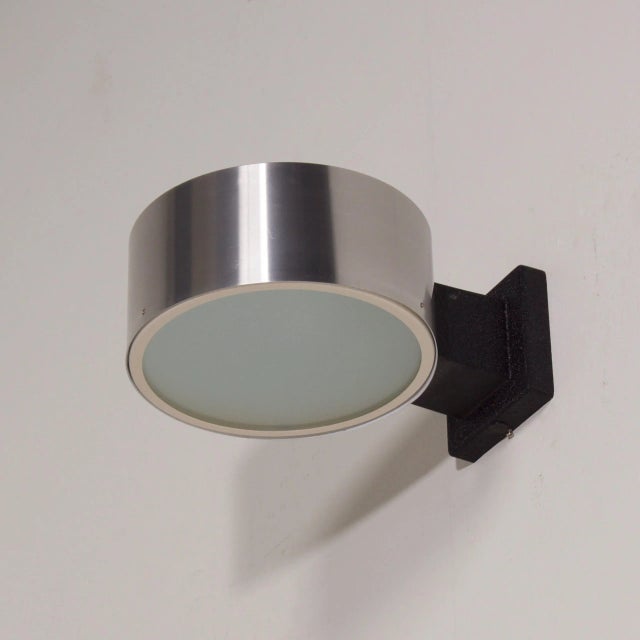 Model C-1506 Wall Lamp in Aluminum and Glass from Raak, 1960s For Sale - Image 4 of 13