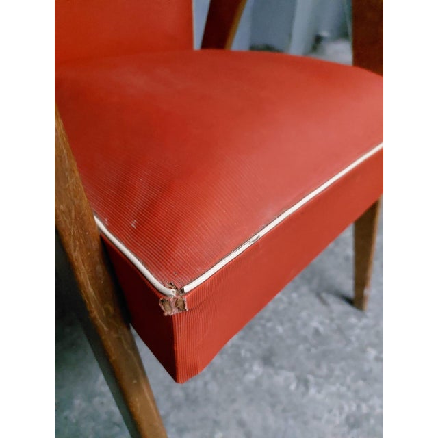 Vintage Red Armchair, 1960 For Sale - Image 10 of 18