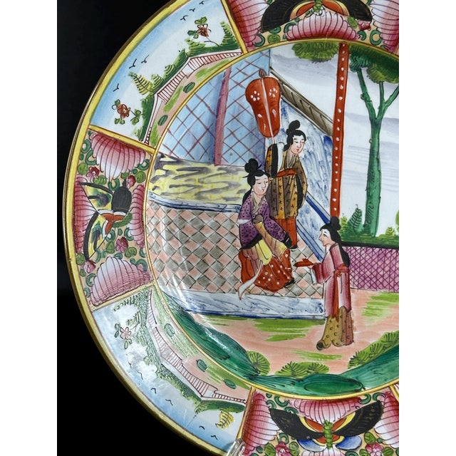 Antique French Plate by Creil and Montereau, 1890s For Sale - Image 6 of 11