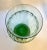 Vintage Art Deco Green Glass Ribbed Vase For Sale - Image 4 of 11