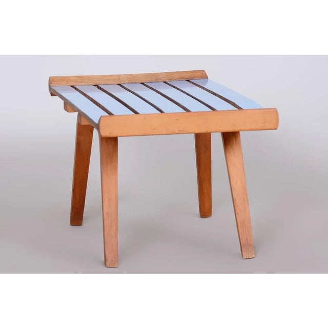 Mid-Century Modern Small Mid-Century Czech Side Table, 1950s For Sale - Image 3 of 7