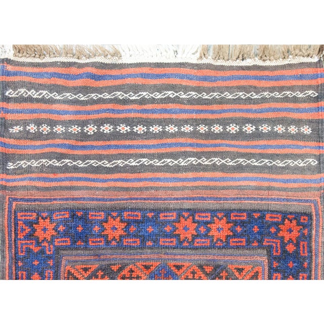 Vintage Afghani Baluch Runner For Sale - Image 12 of 15