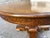 Antique Hand Carved Tiger Oak Pedestal Base Dining Table. For Sale - Image 12 of 17