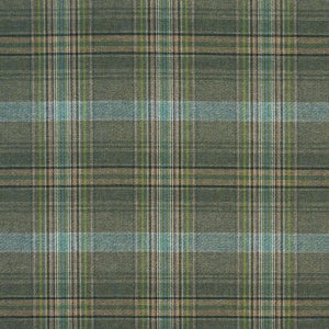 Schumacher Campbell Plaid Fabric In Forest