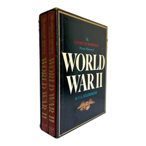 1960s American Heritage World War II Book Set, 2 Volumes With Slipcase & Chronology
