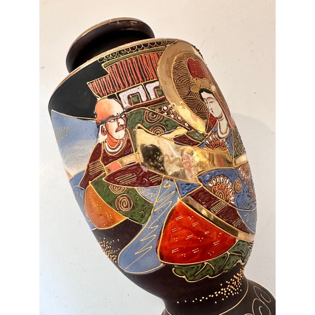 Vintage Satsuma Vase For Sale In Miami - Image 6 of 8