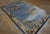 1980s Ligth Blue Floral Vintage Silk Chinese Art Deco Carpet 6'2" X 9' Handknotted Rug For Sale - Image 9 of 12