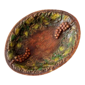 Vintage Decorative Cast Wood Bowl by Multi Products