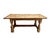 A French Farmhouse Table with turned legs, crafted from weathered oak for a rustic yet elegant look. Spacious and sturdy,...
