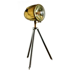 1920s SideRay Spotlight, Signed