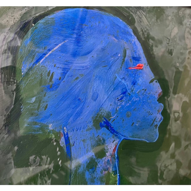 Robert Beauchamp, American Neo Expressionist Woman with Monkeys Abstract Modernist Oil Painting For Sale - Image 9 of 13