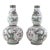 A Pair of Early 20th-Century Chinese Multicolored Dragon-Patterned Porcelain Gourd Vases, Bearing Imitation Qing Dynasty Kangxi Reign Marks. For Sale