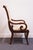 Wood Bernhardt Furniture Traditional Neoclassical Revival Mahogany Toned Upholstered Dining Arm Chair For Sale - Image 7 of 10