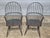 Pennsylvania House Late 20th Century Pair of Pennsylvania House Sack Back Windsor Arm Chairs Black Finish For Sale - Image 4 of 9