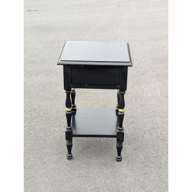 French Vintage French Louis XVI Style Side Table For Sale - Image 3 of 11