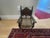 Workaday Handmade Early 20th Century Folk Art Nuristan Hand Carved & Cane Cedar Low Chair For Sale - Image 4 of 8