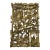 Antique Chinese Gilt Carved Wood Wall Panel, Battle Scene Relief For Sale