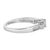 Discover the timeless elegance encapsulated in this exquisite 10K white gold ring, where each of the nine natural...