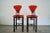 1980s 1980's Postmodern Memphis Style Bar Stools - a Pair For Sale - Image 5 of 13